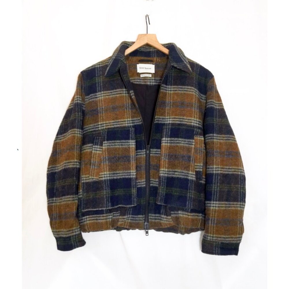 Oliver Spencer Arlington Bomber Jacket Sample - Size 44/Medium - NWOT